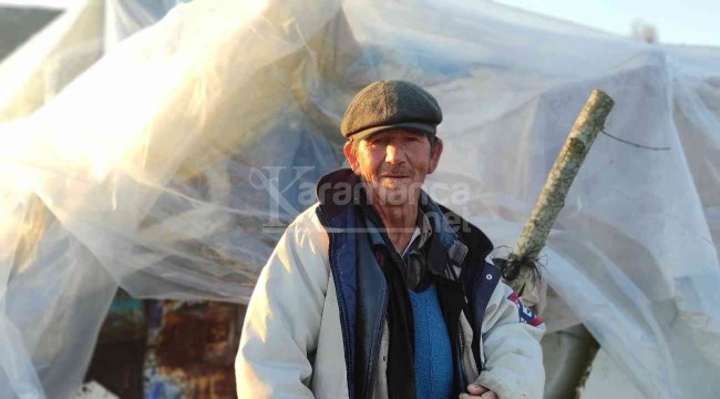 Dağ başında kulübesinde kalıyor, köyden gelip geçene el sallıyor