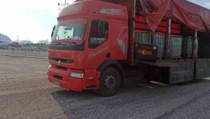 Ereğli yolunda durdurulan kamyonda kaçak malzemeler ele geçirildi