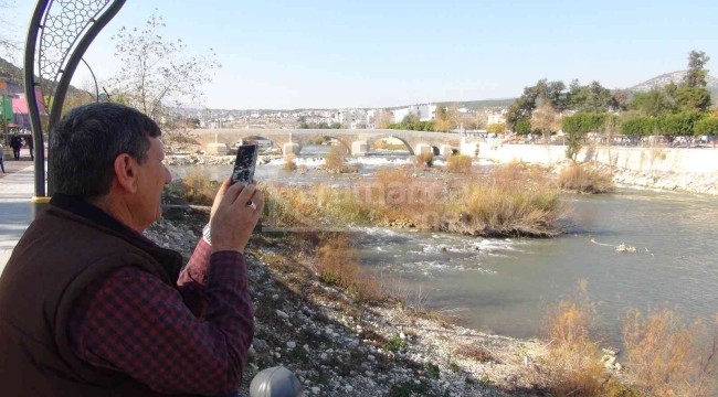 Göksu Nehri yeniden siyah akmaya başladı