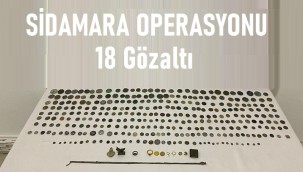 Karaman'daki Sidamara operasyonunda 18 gözaltı
