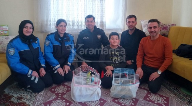 Polis Ekiplerinden Mustafa'ya Sürpriz Ziyaret