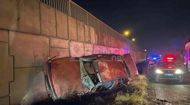 Takla atan otomobilde Erkan Koyun öldü