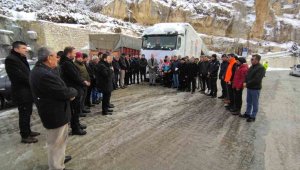 Ermenek ilçesinden deprem bölgesine 1 tır dolusu yardım