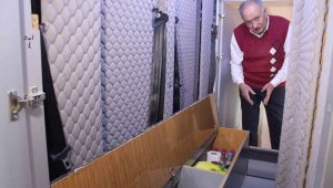 Eşinin korkusu ürettirdi, 66 ton ağırlığa dayanabiliyor