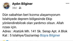 İngilizce Öğretmeni Büşra Aydıner depremde hayatını kaybetti