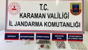 Karaman'da uyuşturucu operasyonunda 3 kişi gözaltına alındı