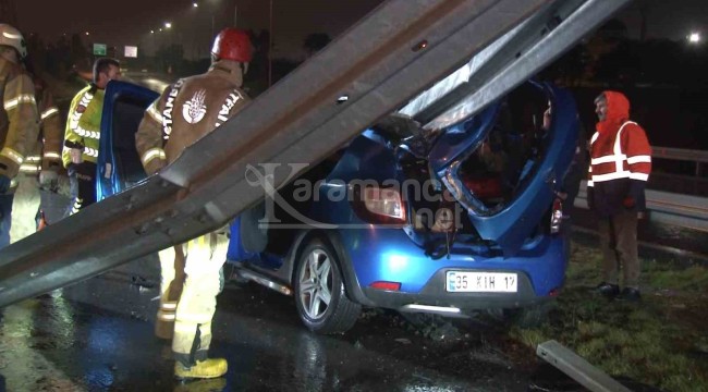 Bariyerlere giren otomobilde Yaren Bilici öldü