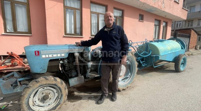 Şaka sandılar, yıllardır evinin önünde duran traktöre ceza geldi