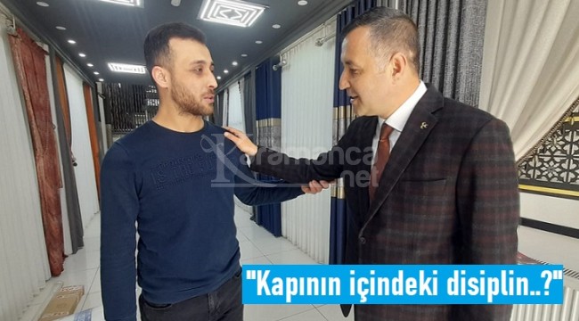 Mahmut Ünüvar: ''Kapının içindeki disiplin işletmeciden sorulur''