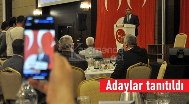Milliyetçi Hareket Partisi Karaman milletvekili adaylarını tanıttı
