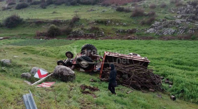 Traktör kazasında Mehmet Korkmaz öldü