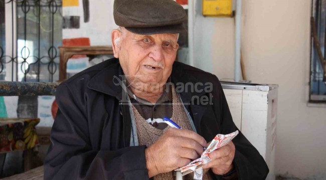 Dedeköy'ün 93'lük delikanlısı sağlığını çalışmaya borçlu