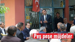 Hasan Çalış'ın katıldığı programda Ünüvar'dan peş peşe müjdeler