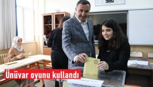 Mahmut Ünüvar oyunu kullandı