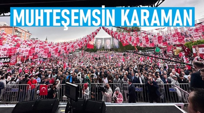 MHP Lideri Bahçeli, Karaman'da muhteşem kalabalığa hitap etti