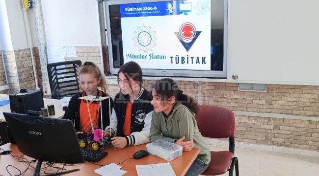 Karamanlı öğrenciler hazırladıkları proje ile bölge 3'sü oldular