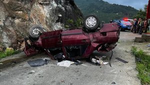 Yuvarlanan otomobilde Mikail Taşpınar öldü