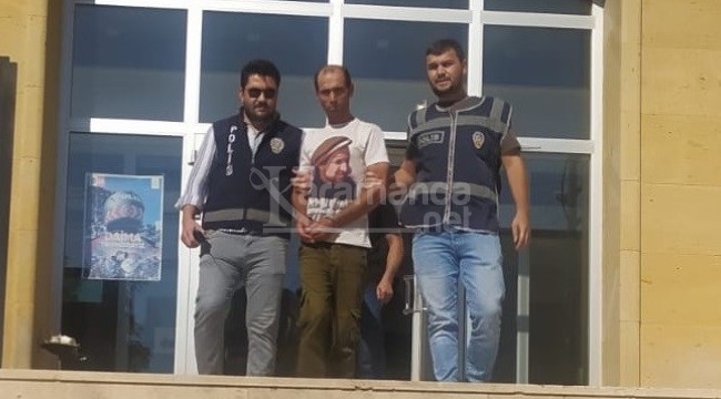 13 yıl 6 ay hapis cezası bulunan şahıs Karapınar'da yakalandı
