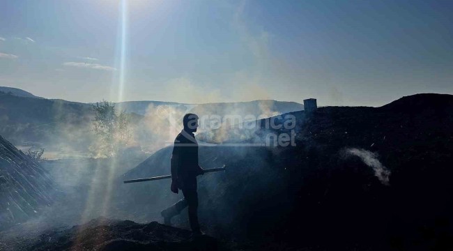 Ekmeğini ateşin ağzından alıyor, 7 ayda 150 ton hazırlanıyor