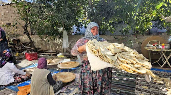 Kadınlar kışa imece ile hazırlanıyor