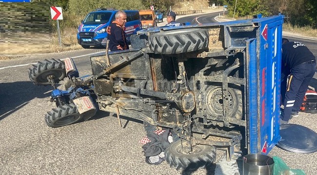Karaman'da trafik kazası: 1 ölü, 2 yaralı