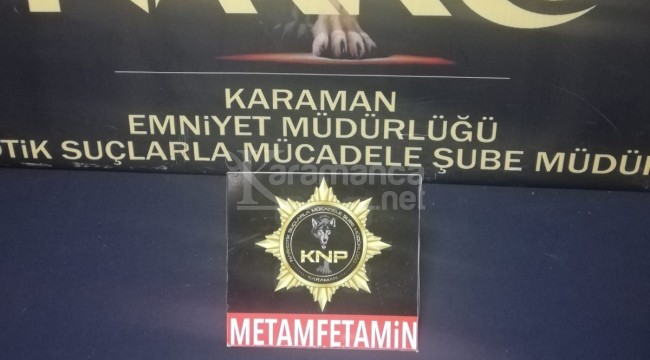 Karaman'da uyuşturucudan 1 kişi tutuklandı
