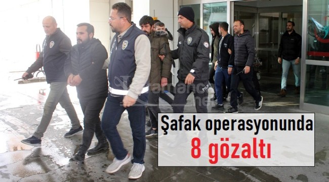 Karaman'daki operasyonda 7 kişi cezaevine gönderildi