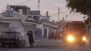 Karapınar'da araç yangını