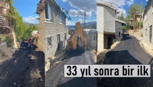 Bu sokakta 33 yıl sonra bir ilk!