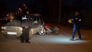 Ereğli'de otomobille motosiklet çarpıştı: 1 yaralı