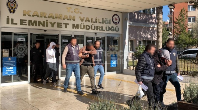 Karaman'da 5 ayda aranan 133 kişi tutuklandı