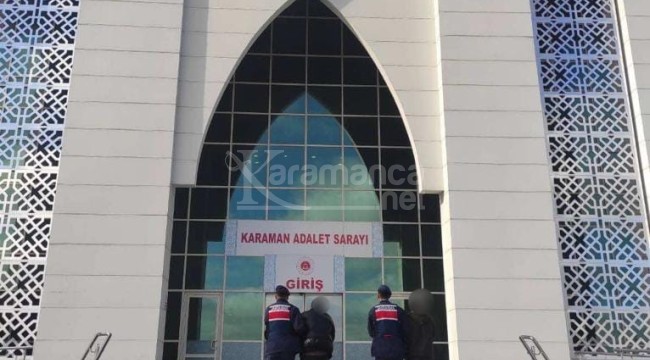 Karaman'da evden hırsızlık yapan 1 kişi tutuklandı