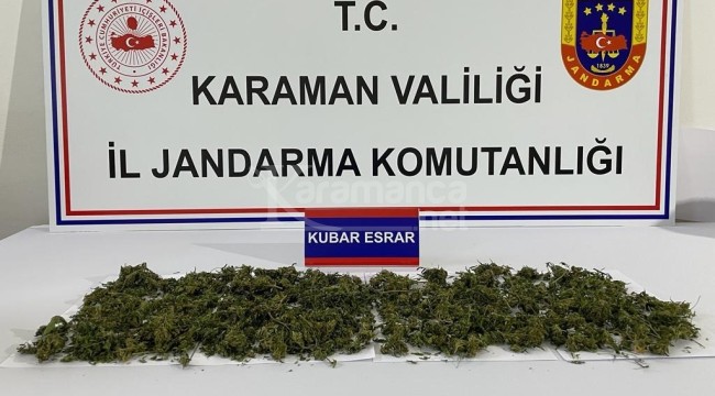 Karaman'da uyuşturucu operasyonu