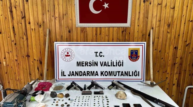 Mersin'de tarihi eser kaçakçılığı operasyonu: 3 gözaltı