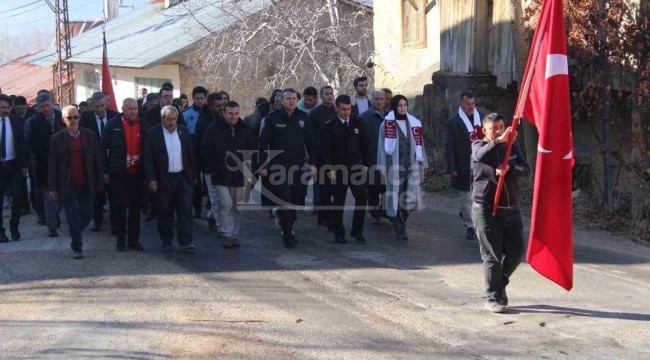 "Sarıkamış Şehitlerini Anma Günü Yürüyüşü" düzenlendi