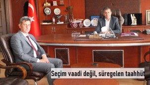 Savaş Ballı: ''Seçim dönemi vaadi değil, süregelen bir taahhüttür''