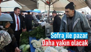 Veli Ülküsever: ''Sofra ile Pazar, daha yakın olacak''