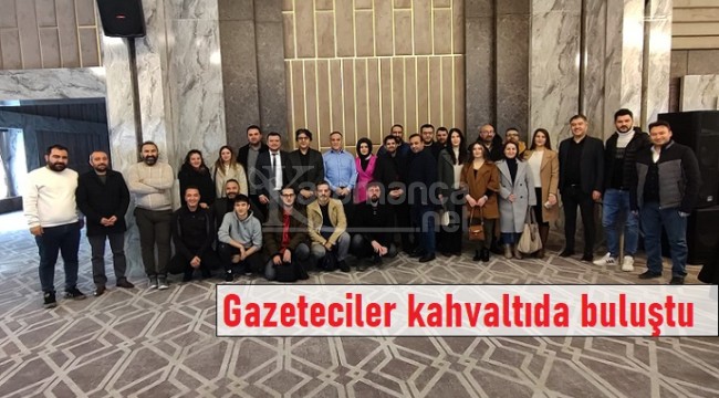 Karaman'daki gazeteciler kahvaltıda buluştu