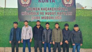 13 düzensiz göçmen yakalandı