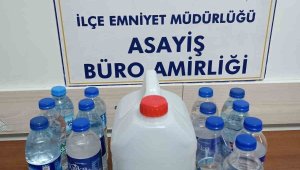 Akşehir'de sahte içki üreten 1 kişi tutuklandı