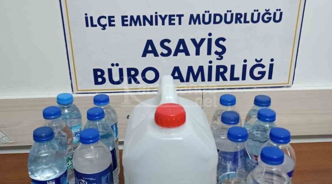 Akşehir'de sahte içki üreten 1 kişi tutuklandı