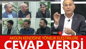 Akgün, gazetecilerin sorularını cevapladı