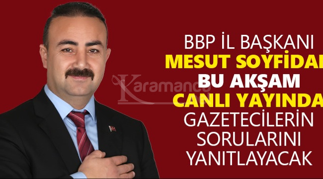 Gündem Takip'in bu akşamki konuğu Mesut Soyfidan