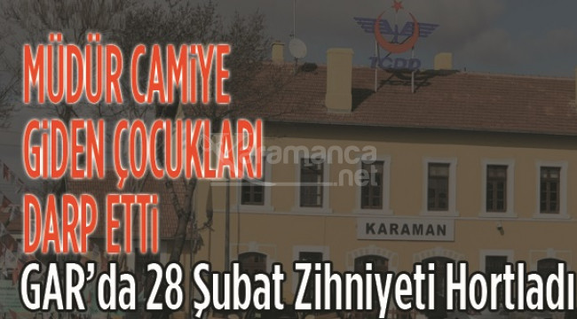 Karaman'da müdürden öğrenciye tokat