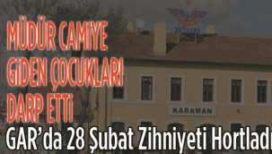 Karaman'da müdürden öğrenciye tokat