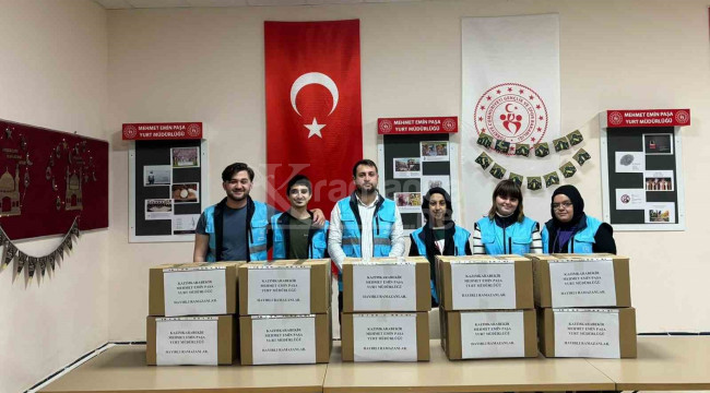 Karaman'da gönüllü üniversite öğrencileri iyilikte yarışıyor