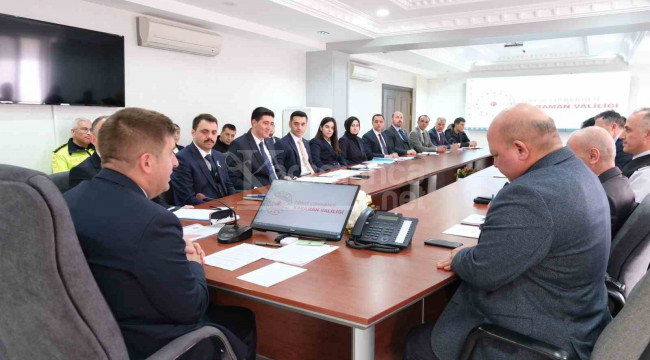 Karaman'da seçim güvenliği toplantısı