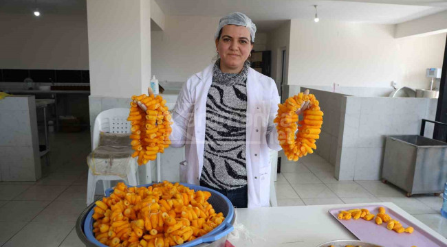 Bolluk nedeniyle dalda kalan ürünleri böyle değerlendirdiler