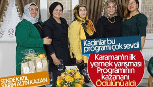 Yemek Yarışmasının birincisi belli oldu