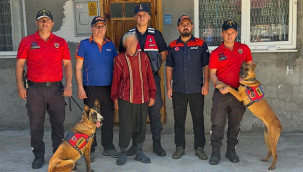 Karaman'da kaybolan yaşlı adamı iz takip köpekleri buldu 